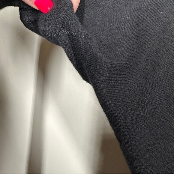 All Saints Itat Shrug Two Way Twisted Front Knit Sweater in Black XS - Picture 6 of 7